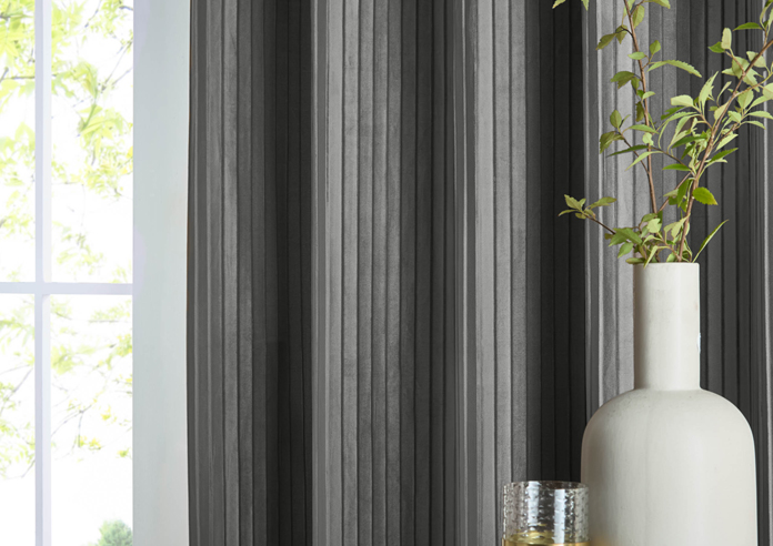 Corinthian Eyelet, Grey - Ready Made Curtains - Image 5